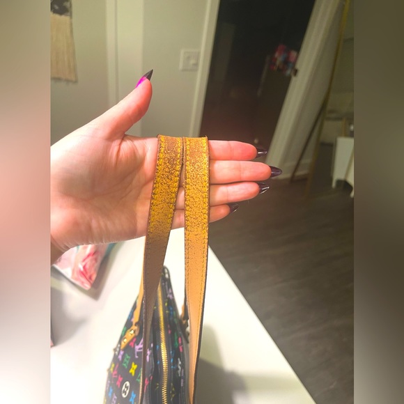 AUTHENTIC Louis Vuitton Piano Black Monogram Multicolor Shoulder Bag - Picture 7 of 16